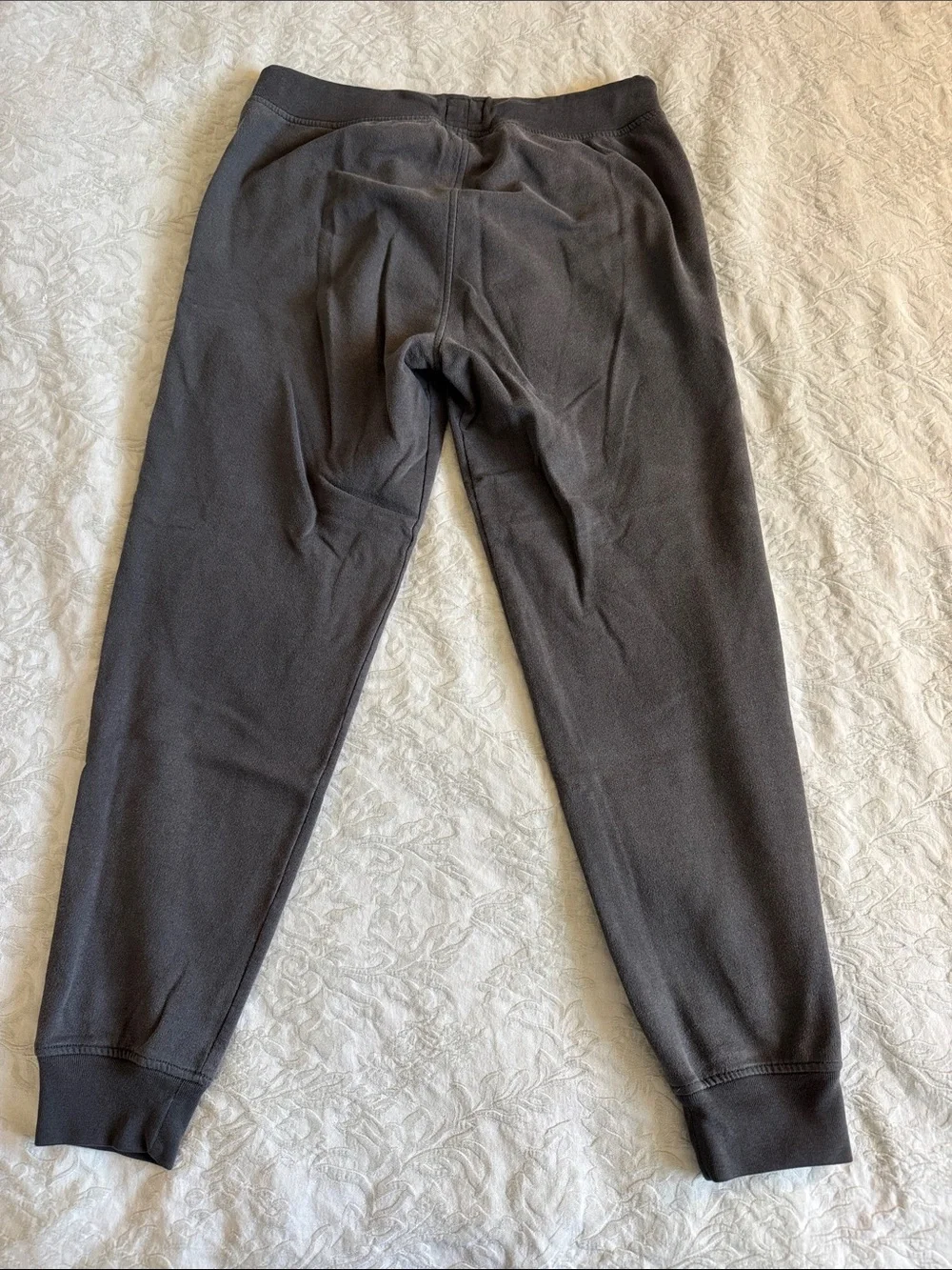 J. Crew Charcoal Gray Drawstring Authentic Fleece Sweatpants